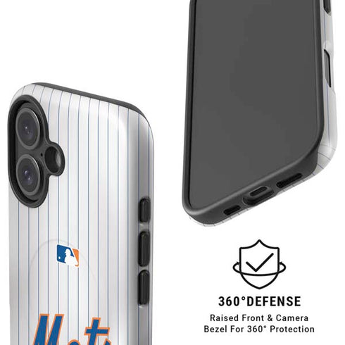 MLB New York Mets Home Jersey iPhone 16 Plus Magsafe Impact Case